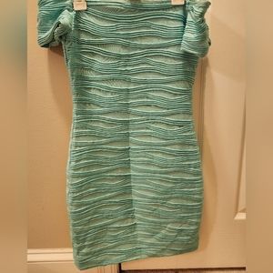 Off the shoulder mini dress